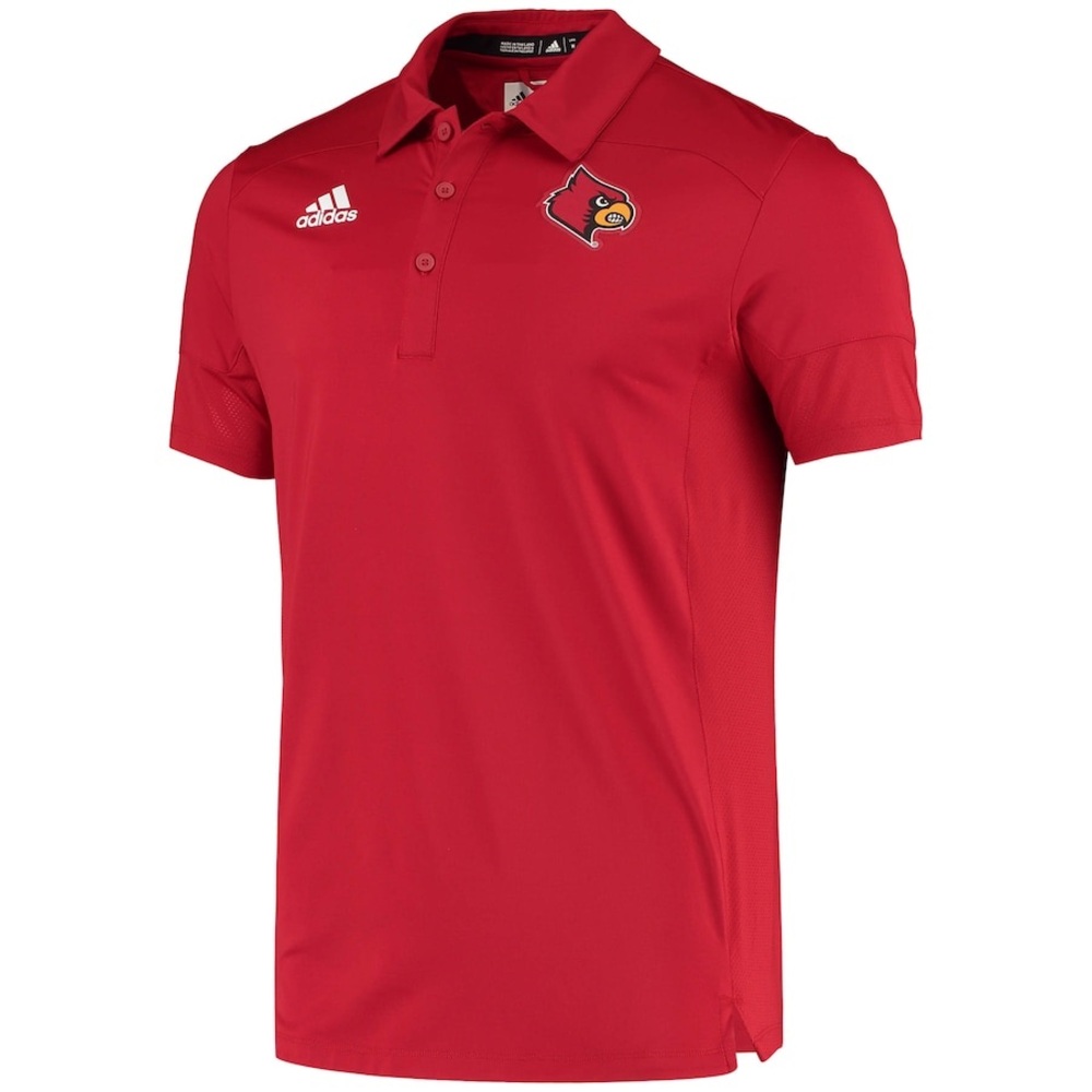 Adidas Men's Red Polo Shirt Louisville Cardinals‎